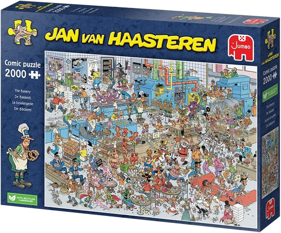 Jan Van Haasteren, De Bakkerij, puzzel 2000 stukjes voor volwassenen Puzzel Naty Shop