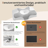 Homyrium Ergonomisch nekkussen Orthopedisch kussen Memory Foam Neksteunkussen Anti-snurkkussen Zijslaper Rugbuikkussen Grijs Cervicale orthopedische kussens Naty Shop