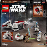 LEGO Star Wars Ontsnapping met de BARC Speeder, de Mandalorian set, speelgoedfiets met zijspan, inclusief de figuren Kelleran Beq en Grogu, cadeau voor jongens en meisjes vanaf 8 jaar 75378 Bouwsets Beuche in LEGO-Store