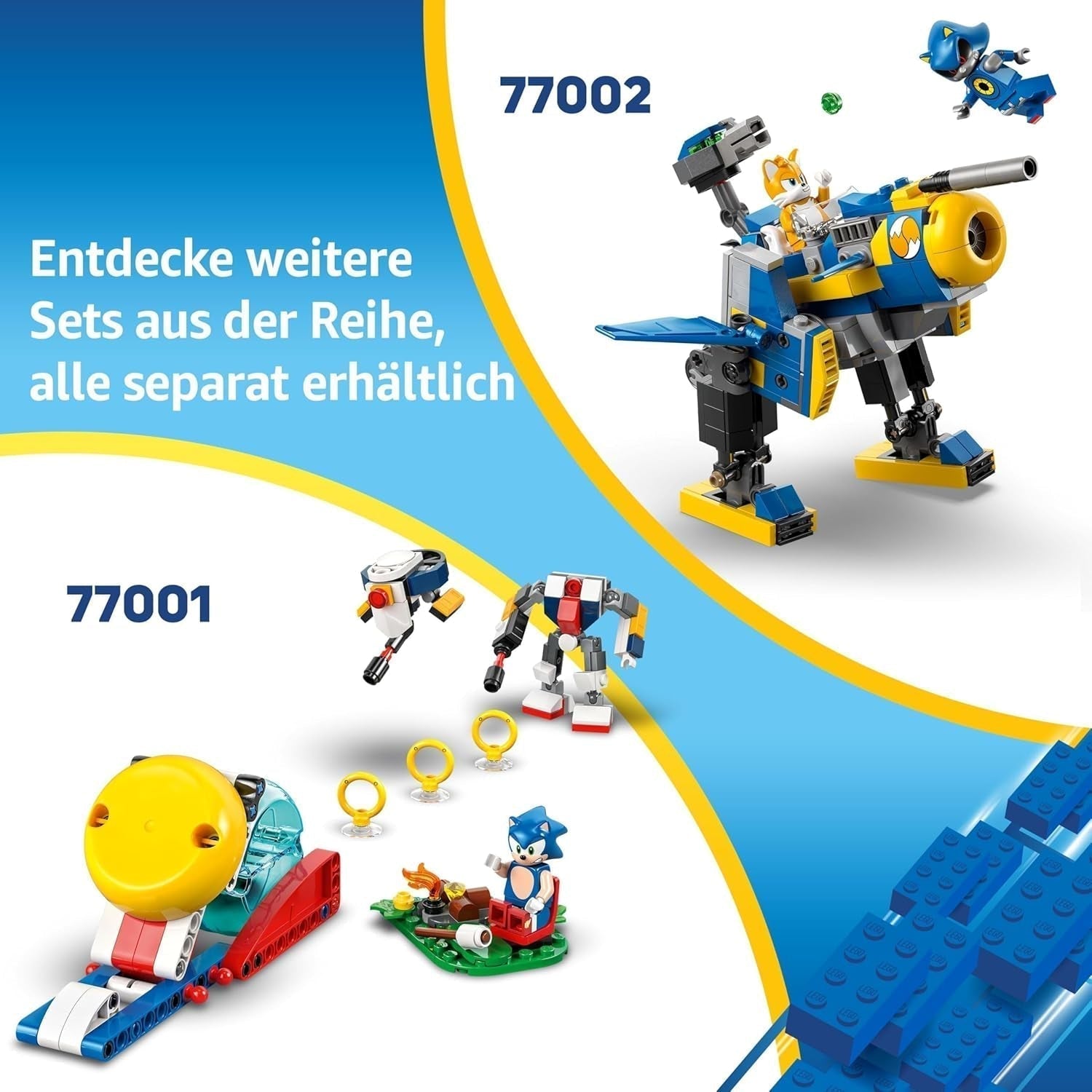 LEGO Sonic the Hedgehog Super Shadow Vs. Biolizard, gamerspeelgoed, cadeau voor jongens en meisjes, verzamelspeelset voor kinderen en fans van videogames, met karakterfiguren 77003 Bouwsets Besuche in LEGO-Store