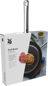 WMF Profi Resist inductiepan 24 cm, materiaal met meerlaagse coating, honingraatstructuur, roestvrijstalen handgreep, ovenvaste potten en pannen Naty Shop