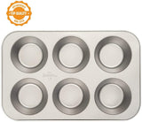 Bakplaat 6 Jumbo Muffins Ø 9 Cm - 34 X 22 X 4,5 cm Bakvormen en bakplaten Naty Shop