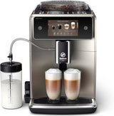 Saeco GranAroma automatisch espressoapparaat - 14 koffiespecialiteiten, intuïtief kleurendisplay, 4 gebruikersprofielen, keramische molen, 1500 watt (SM6580/10)