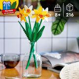 Narcissen LEGO Botanicals - Paascadeaus voor meisjes en jongens - Kunstbloemen voor kinderen - Bloemboeket als kamer- of kantoordecoratie - Cadeau voor vrouwen - 40747 Bouwsets Besuche den LEGO-Store