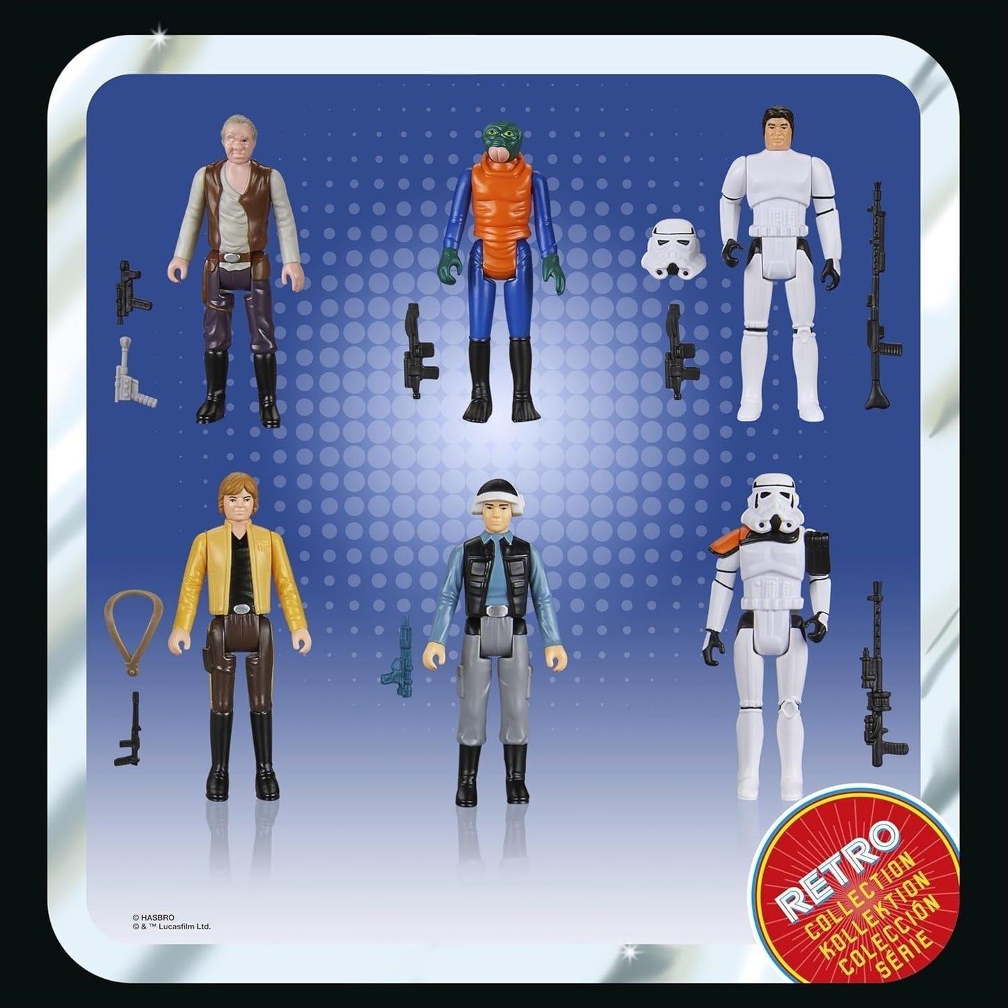 Star Wars Retro Collectie Star Wars: A New Hope Multipack 6 actiefiguren 9,5 cm actiefiguren Naty Shop