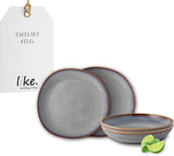 Lave beige tafelset van Villeroy & Boch, 4-delig, ca.