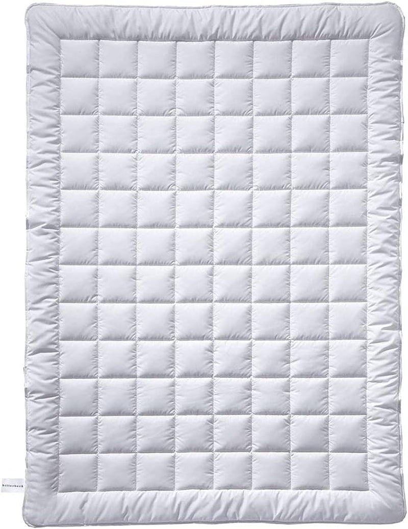 Billerbeck Simone Superlight dekbed - zijden dekbed - 135 X 200 Cm - zomerdekbed, verkoelend dekbed, licht zomerdekbed - 100% katoen, wit Quilts en quilts Naty Shop 155X220 Cm