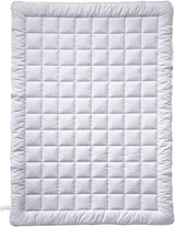 Billerbeck Lina Superlight Quilt - Linnen Quilt - 155 X 220 Cm - Zomerquilt, Koelquilt, Licht Zomerquilt - 70% Linnen, 30% Katoen, Witte Quilts en Quilts Naty Shop Standaardtitel
