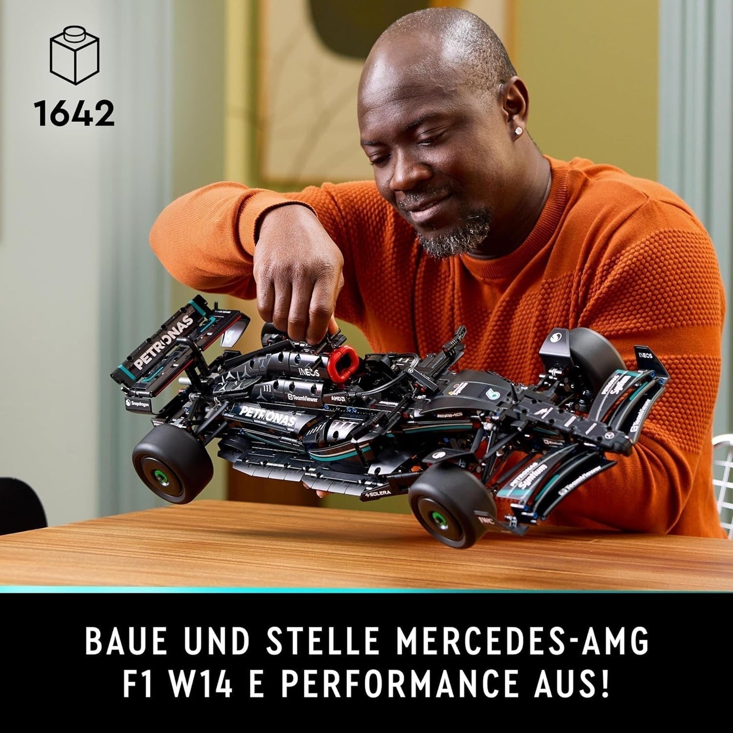LEGO Technic Mercedes-Amg F1 W14 E prestatieset voor volwassenen, schaalmodel raceauto, verzamelobjecten voor thuis of op kantoor, Formule 1 cadeaus voor mannen, vrouwen 42171 Bouwsets Besuche in LEGO-Store