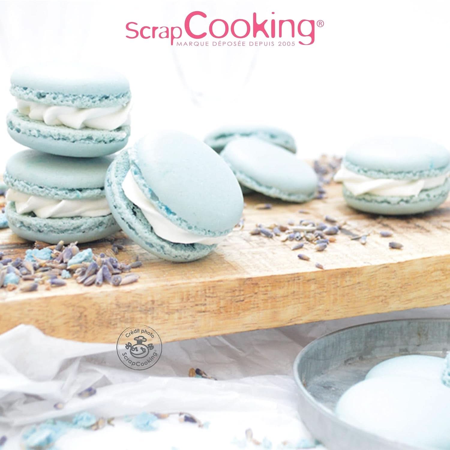 Scrapcooking, poederkleurstof, pastelblauw, 5 gram Naty Shop