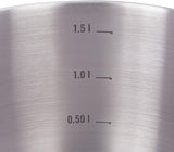 Tatonka Voedselkom - Roestvrijstalen voedselcontainer / kom - Met deksel, bevestigingsclips en volumeschaalverdeling - 0,5L / 0,75L / 1L volume Voedselbewaardozen Naty Shop
