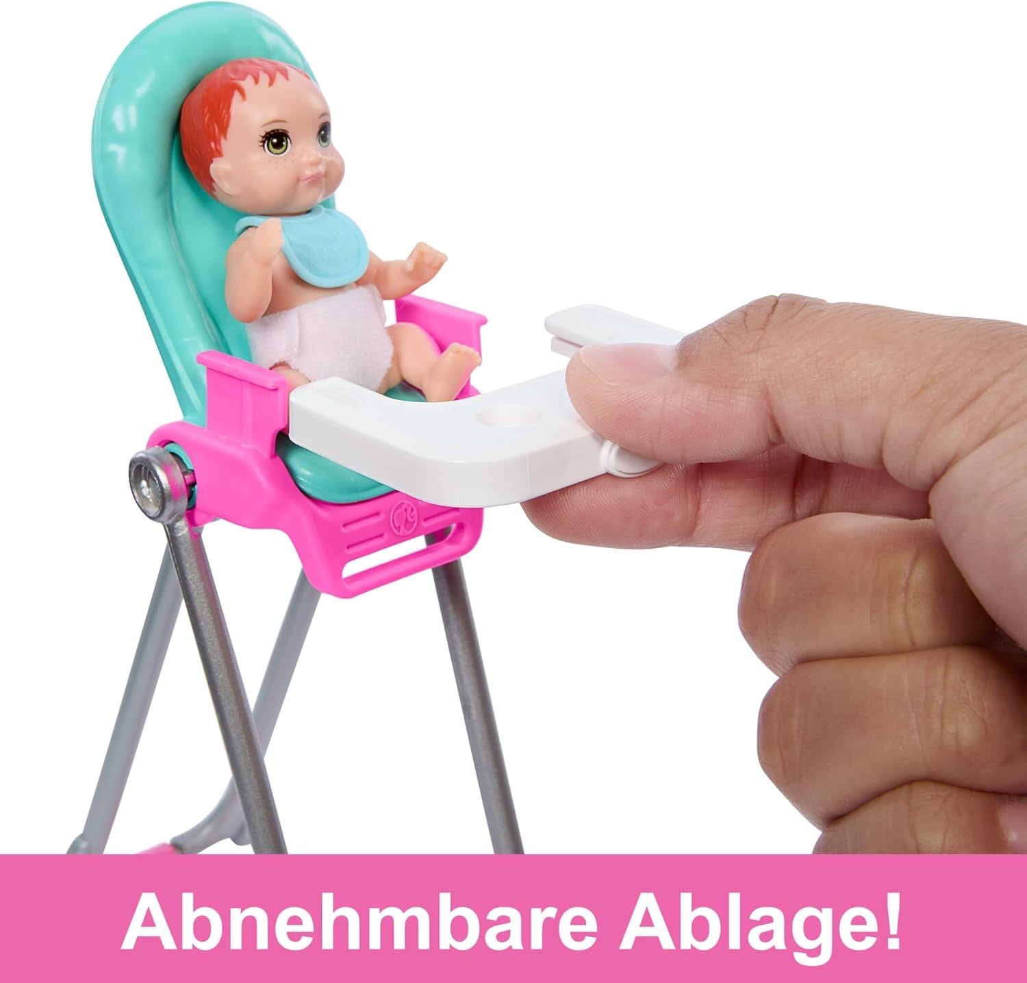Barbie Skipper-pop en accessoires Speelset Voedsel-oppasset Kleurwisselend speelgoed HTK35