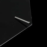Nageldisplay van acrylglas met displaystrips en nanokleefstof, nageltipdisplay, transparante nail art-kleurenkaart, nail art-display, nageloefeningsdisplay (transparant)
