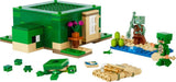 LEGO Minecraft The Turtle Beach House Speelgoedhuis met accessoires voor meisjes en jongens vanaf 8 jaar, set met dieren en personages uit de videogame, cadeau voor gamers 21254 Bouwsets Besuche den LEGO-Store