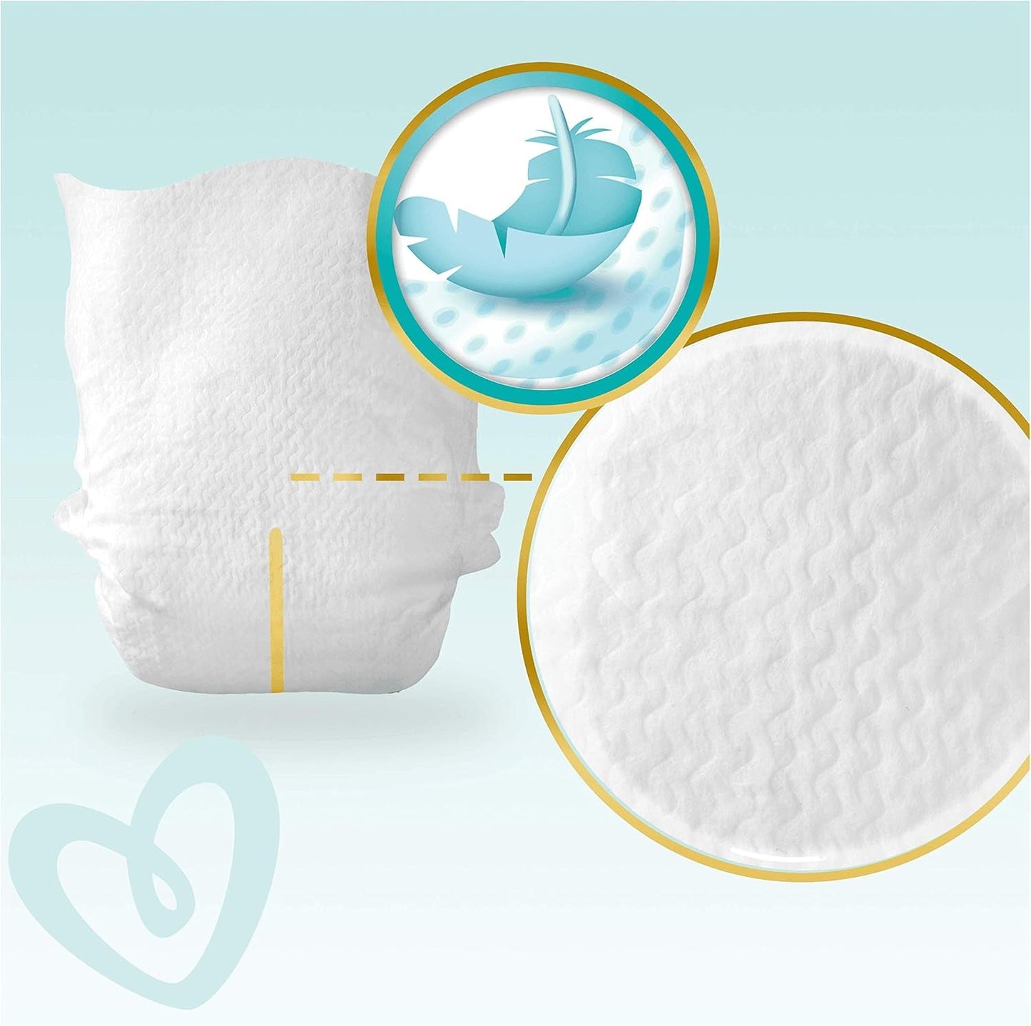 Pampers Premium Protection New Babyluiers, maat 1 (pasgeboren), 22 stuks