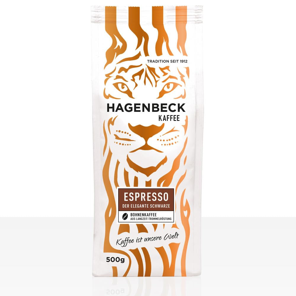 Hagenbeck Espresso The Elegant Black 5 koffiebonen x 500g