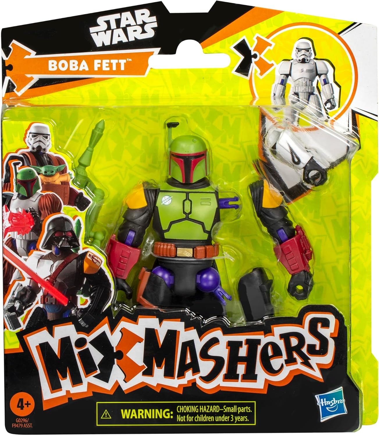 Star Wars Mixmashers Boba Fett Aanpasbare mix-en-match-actiefiguren en accessoires Actiefiguren Naty Shop