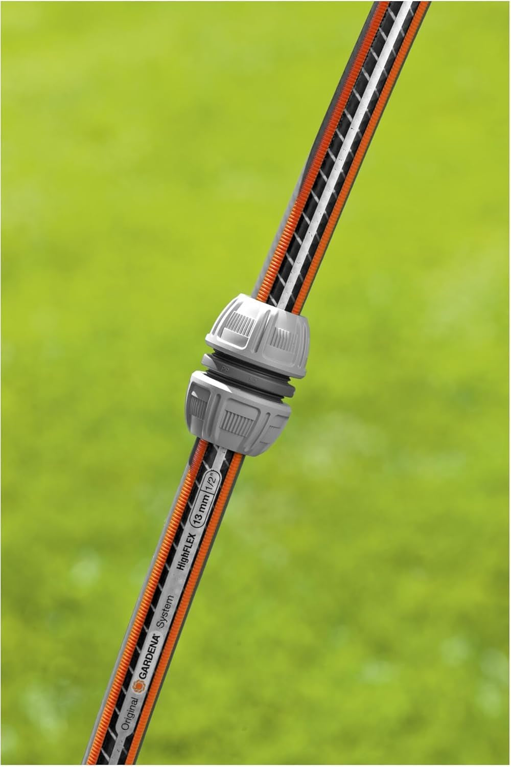Gardena 13 mm (1/2 inch) en 15 mm (5/8 inch) Reparateur: Snelle en eenvoudige slangreparatie zonder gereedschap, Power Grip, hoge klemkracht, in doos (18232-20)