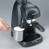 SEVERIN KA 5978 espressomachine (inclusief serveerschaal en maatlepel, maximaal 4 kopjes) zwart, Standaard