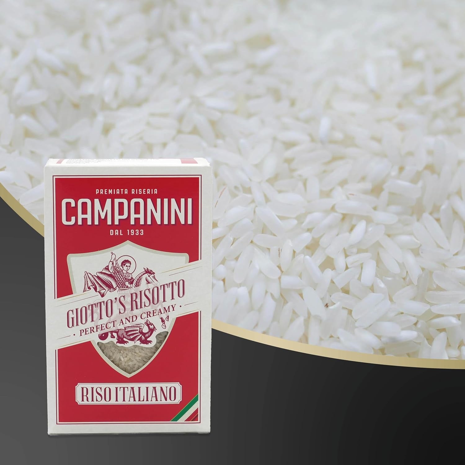 Originele rijst voor risotto | Campaninirijst voor risotto | 1000g | uit Italië | Risotto's en soepen