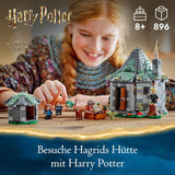 LEGO Harry Potter Hagrid's hut: een onverwacht bezoekset met 5 minifiguren en 2 dierenfiguren, cadeau voor dames en heren, magisch avonturenspeelgoed, fantasieset 76428 Bouwsets Beuche in LEGO-Store
