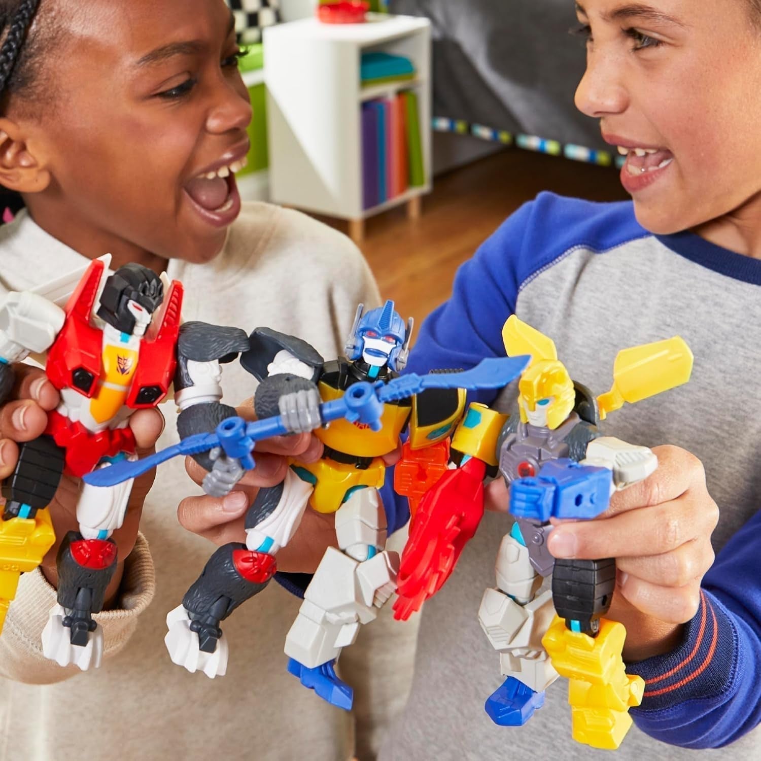 Transformers Mixmashers Optimus Prime Aanpasbare Deluxe actiefiguren en accessoires Actiefiguren Naty Shop