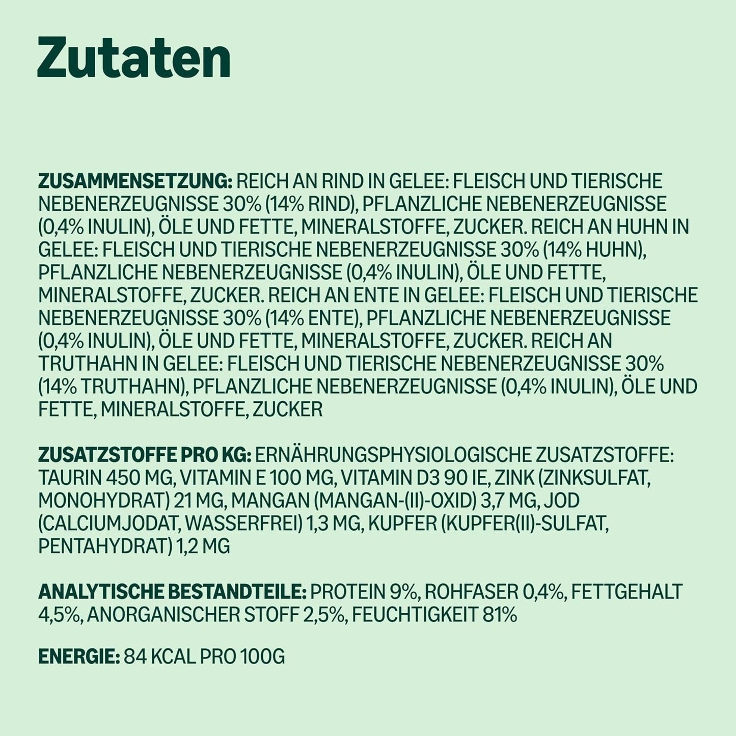 Amazon Graanvrij nat kattenvoer voor volwassen katten Vlees in gelei Selectie 4,76 kg 56 verpakkingen van 85 g (voorheen levenslang)