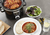 Slowcooker Crockpot, uitneembare keramische kom, eenvoudig schoon te maken, 2,4 liter (1-2 personen) Slowcooker Naty Shop