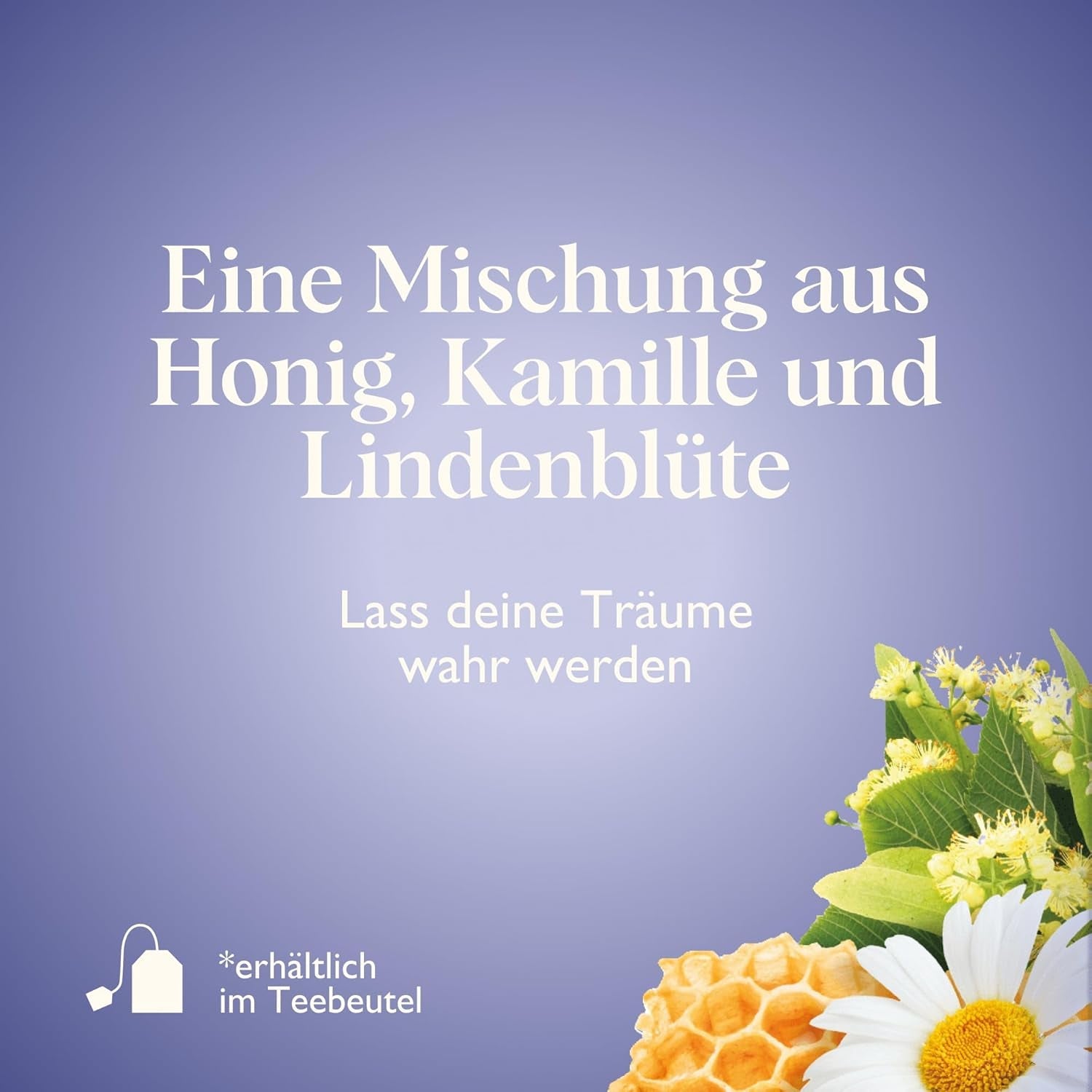 Twinings SWEET DREAMS Kamillethee met honing, sinaasappel en limoenbloesem - Zoete mix van kruidenthee voor natuurlijke slaapverbetering, 12-pack (elk 10 theezakjes)