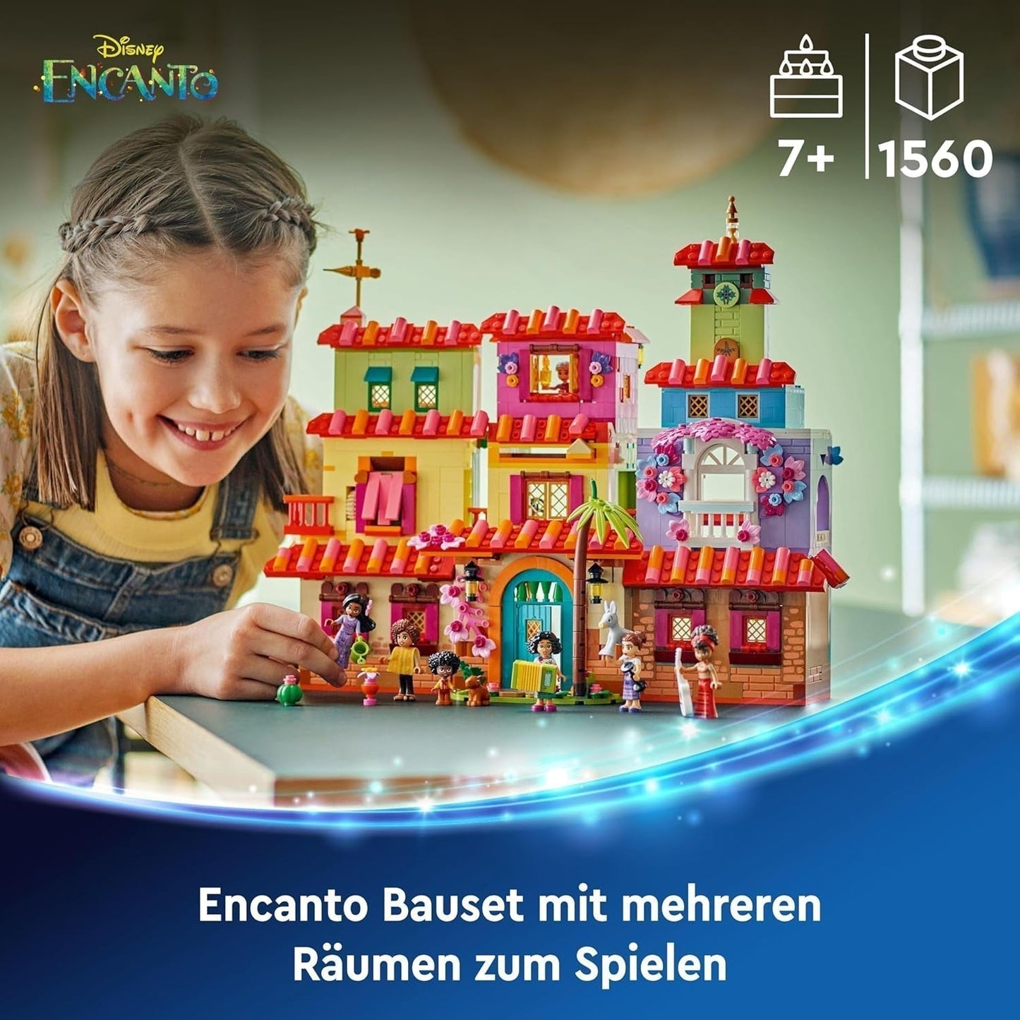 LEGO Ç€ Disney Encanto Magisch Huis van Madrigalen Kinderpoppenhuis met Mirabel Speelfiguur Bouwspeelgoed voor meisjes en jongens vanaf 7 jaar 43245 Bouwsets Besuche in LEGO-Store