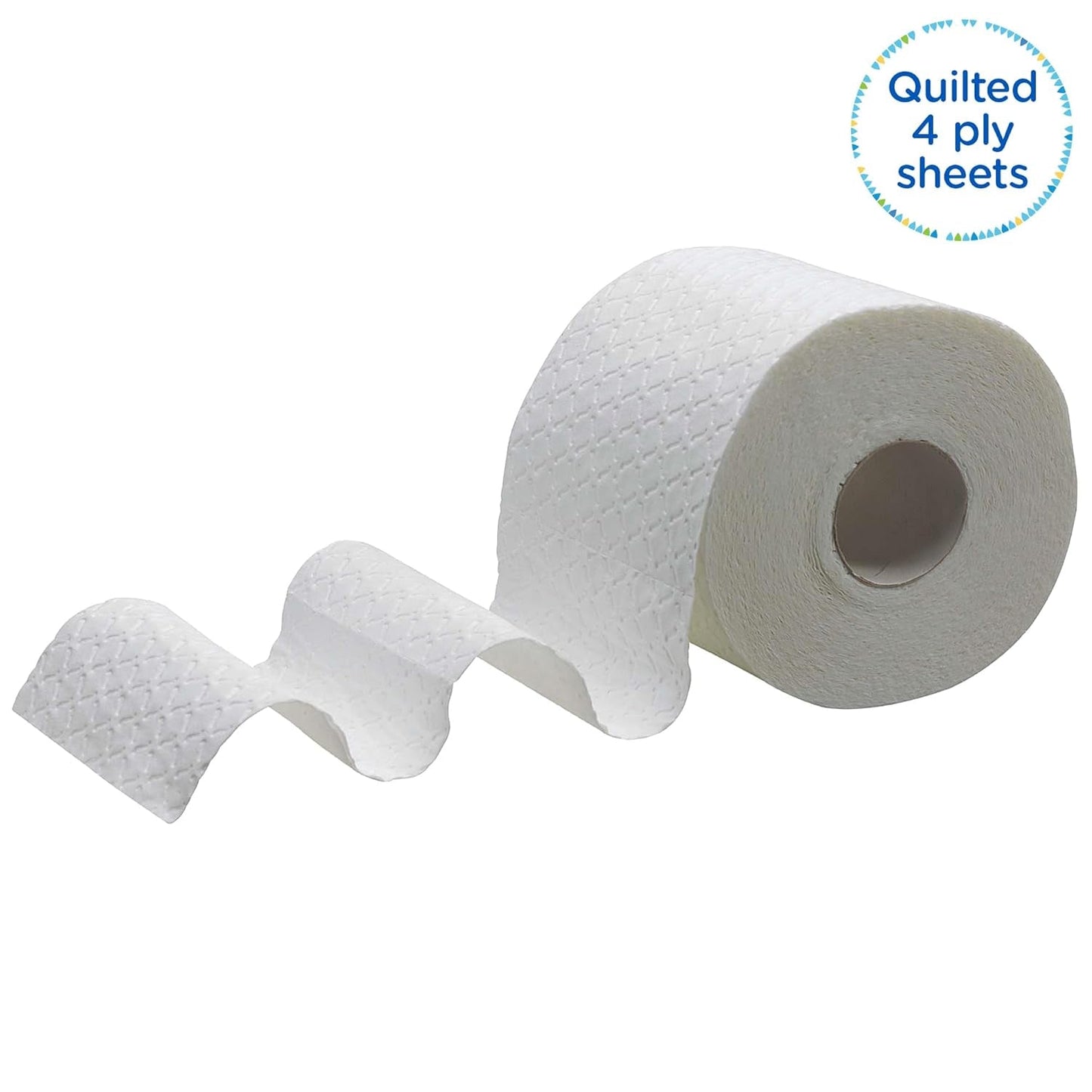 Kleenex Premium toiletpapierrollen 8484, toiletpapier 24 rollen x 160 gepofte vellen, 4-laags toiletpapier, 100% zuivere vezels, hoge kwaliteit, scheurbestendig en zacht (2-pack)