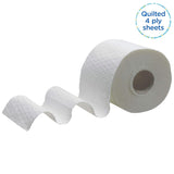 Kleenex Premium toiletpapierrollen 8484, toiletpapier 24 rollen x 160 gepofte vellen, 4-laags toiletpapier, 100% zuivere vezels, hoge kwaliteit, scheurbestendig en zacht (2-pack)