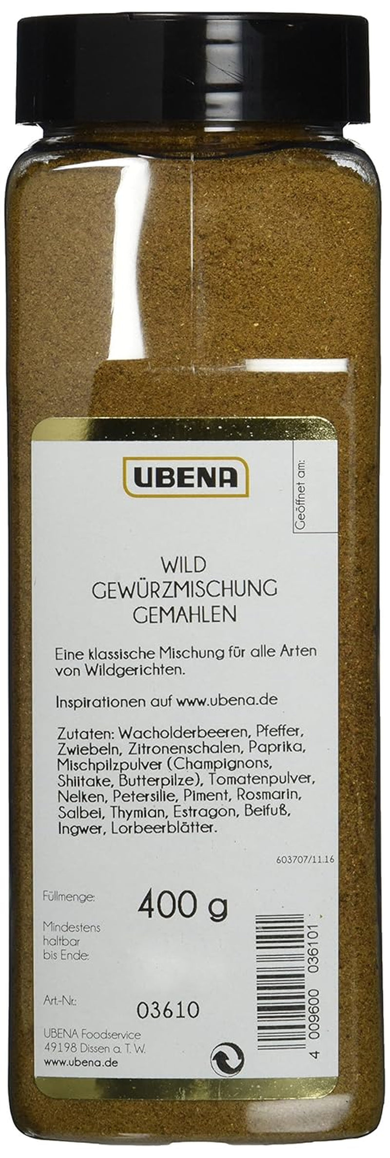 Wild Gewürz 400 g, 1er-pakket (1x 0,4 kg)