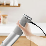 Tefal Quickchef+ 3-in-1 XL Stabmixer/Zerkleinerer/Schneebesen, 1000 W, Intuïtieve Geschwindigkeitsregelung, Turbo-Taste, Powelix-Messer-Technologie, Edelstahl, Grau, HB67MB30 Keuken Naty Shop