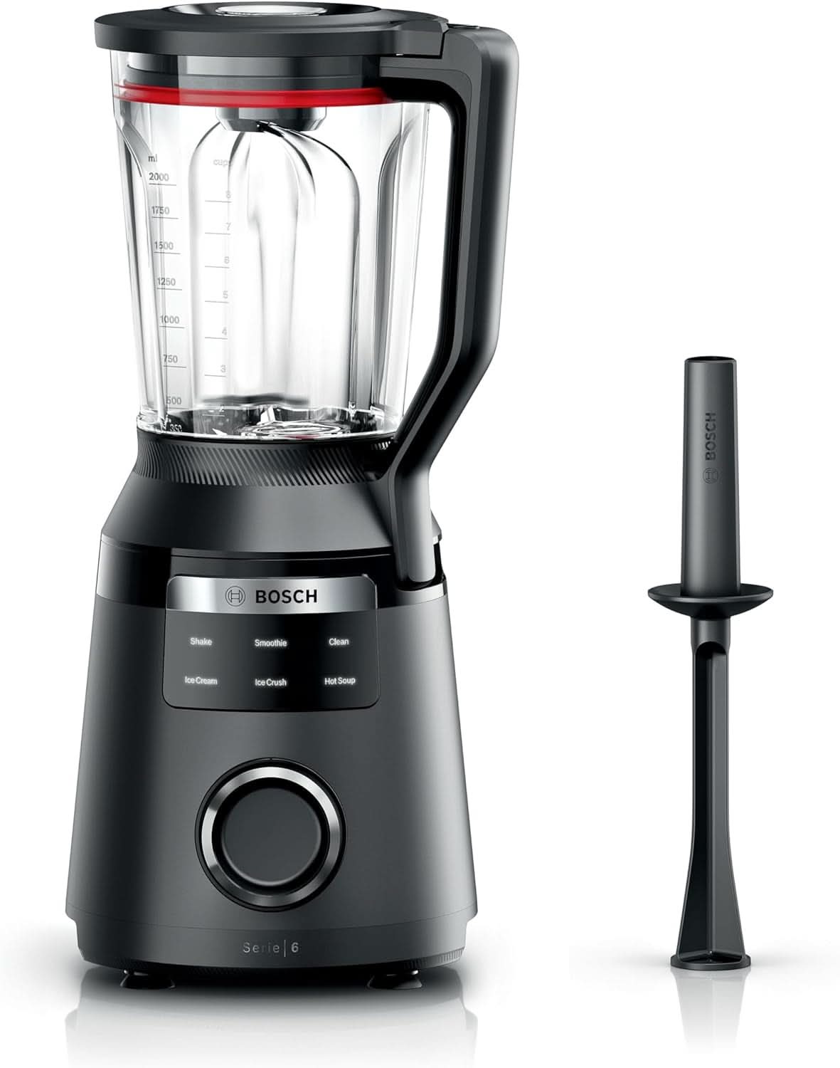 Vitapower Standmixer, Serie 6, 1.800 W, 6 Programma's, Prospeed Klingen, Tritan™-Krug, Schwarz, MMB6652B Keuken Naty Shop