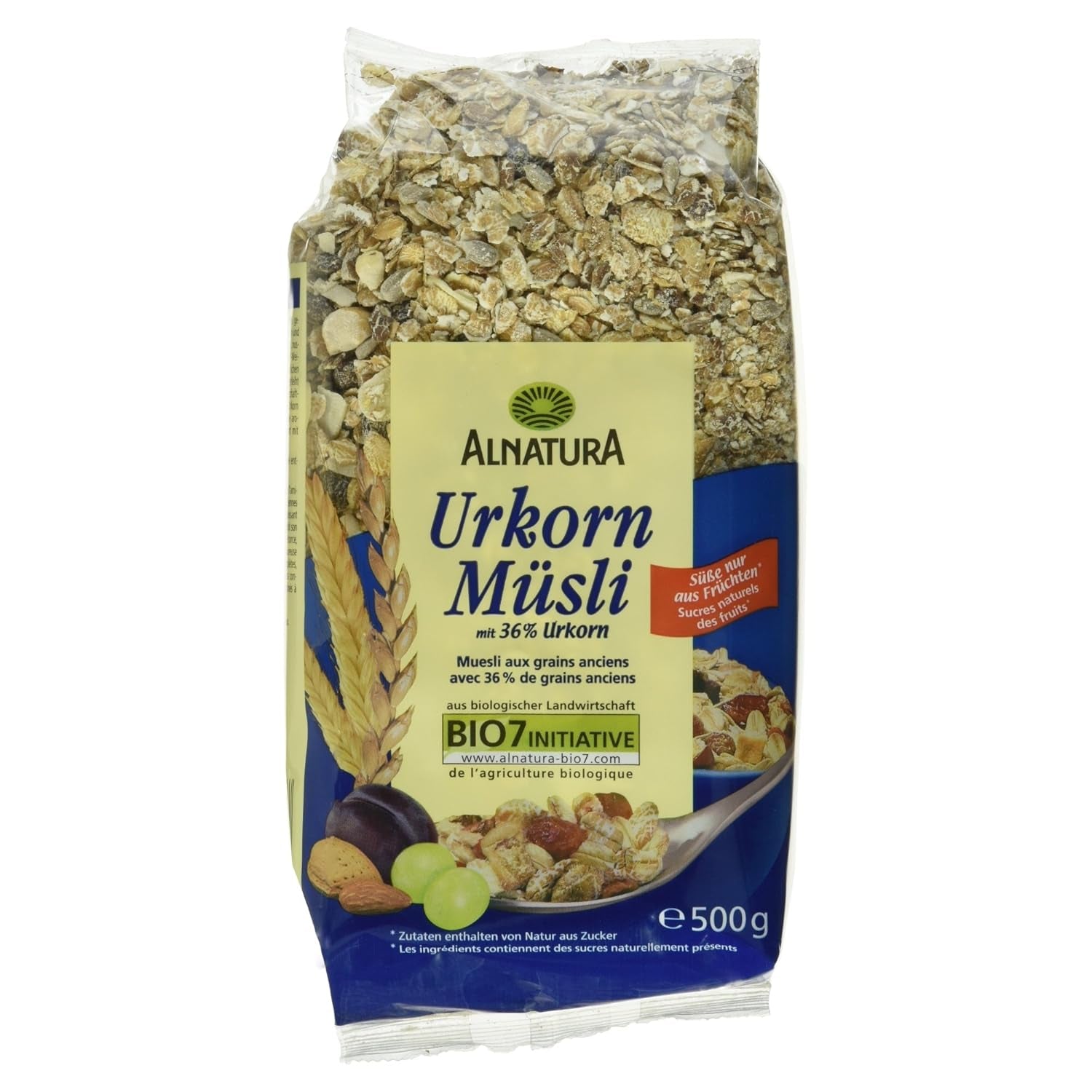 Biologische muesli van oergranen, 500g
