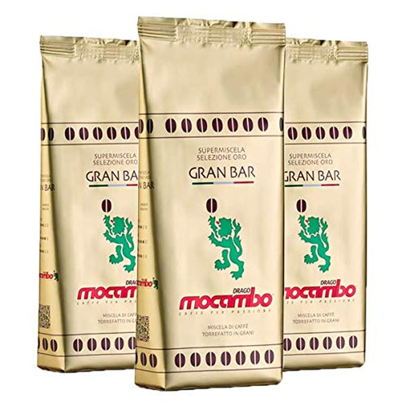 3 x Mocambo Gran Bar Selezione Oro, 250 g bonen
