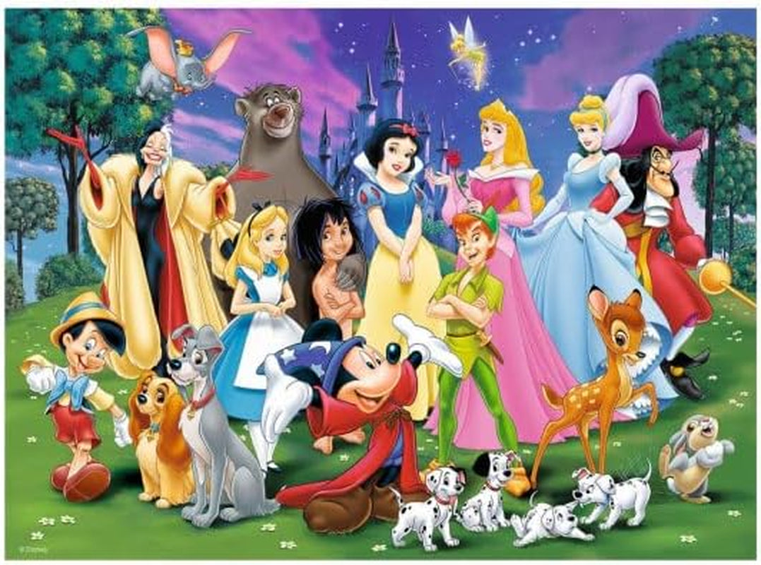 Ravensburger puzzel voor kinderen - 12698 Disney favorieten - Disney puzzel voor kinderen vanaf 8 jaar, met 200 stukjes in XXL formaat Puzzel Naty Shop