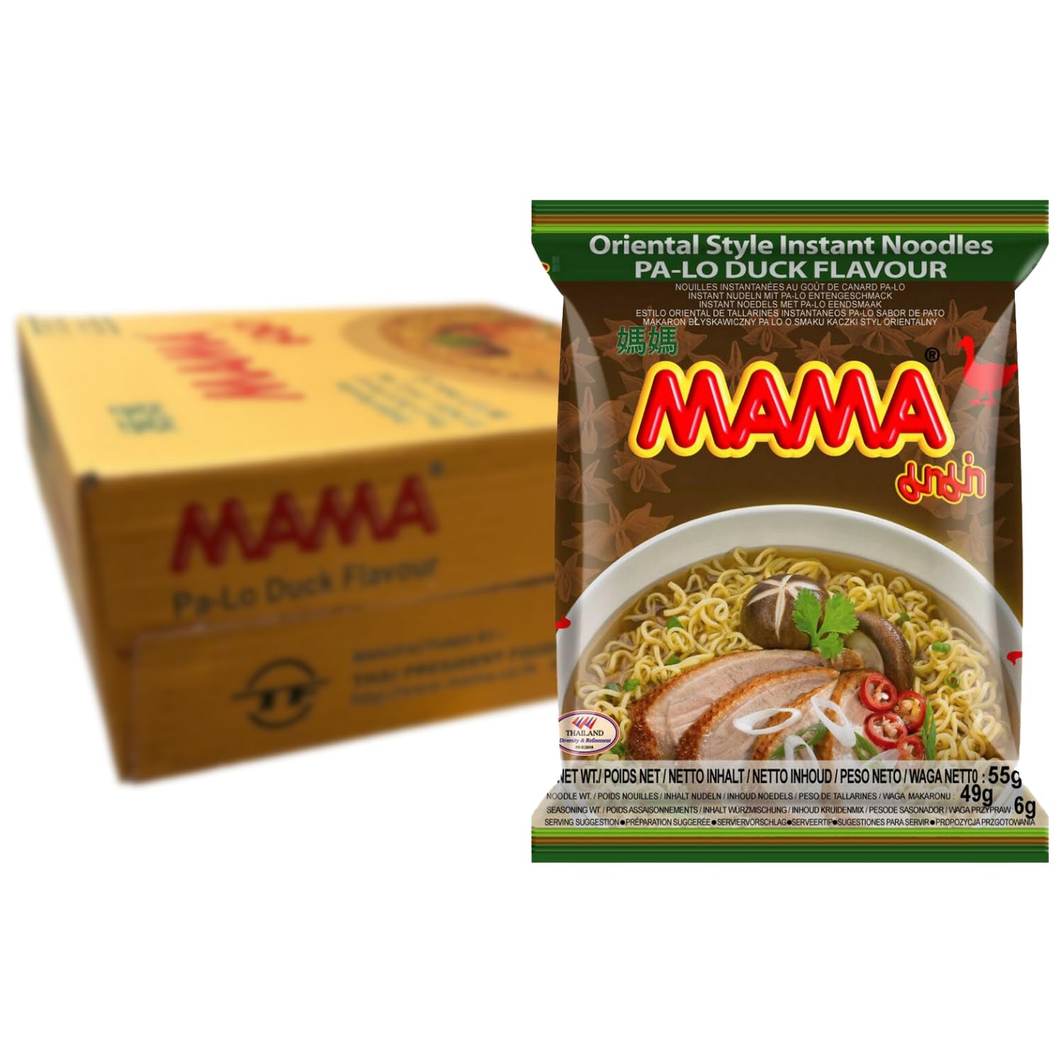 MAMA - Instantnoedels met Kip - Multiple Pack (30 X 55 GR)