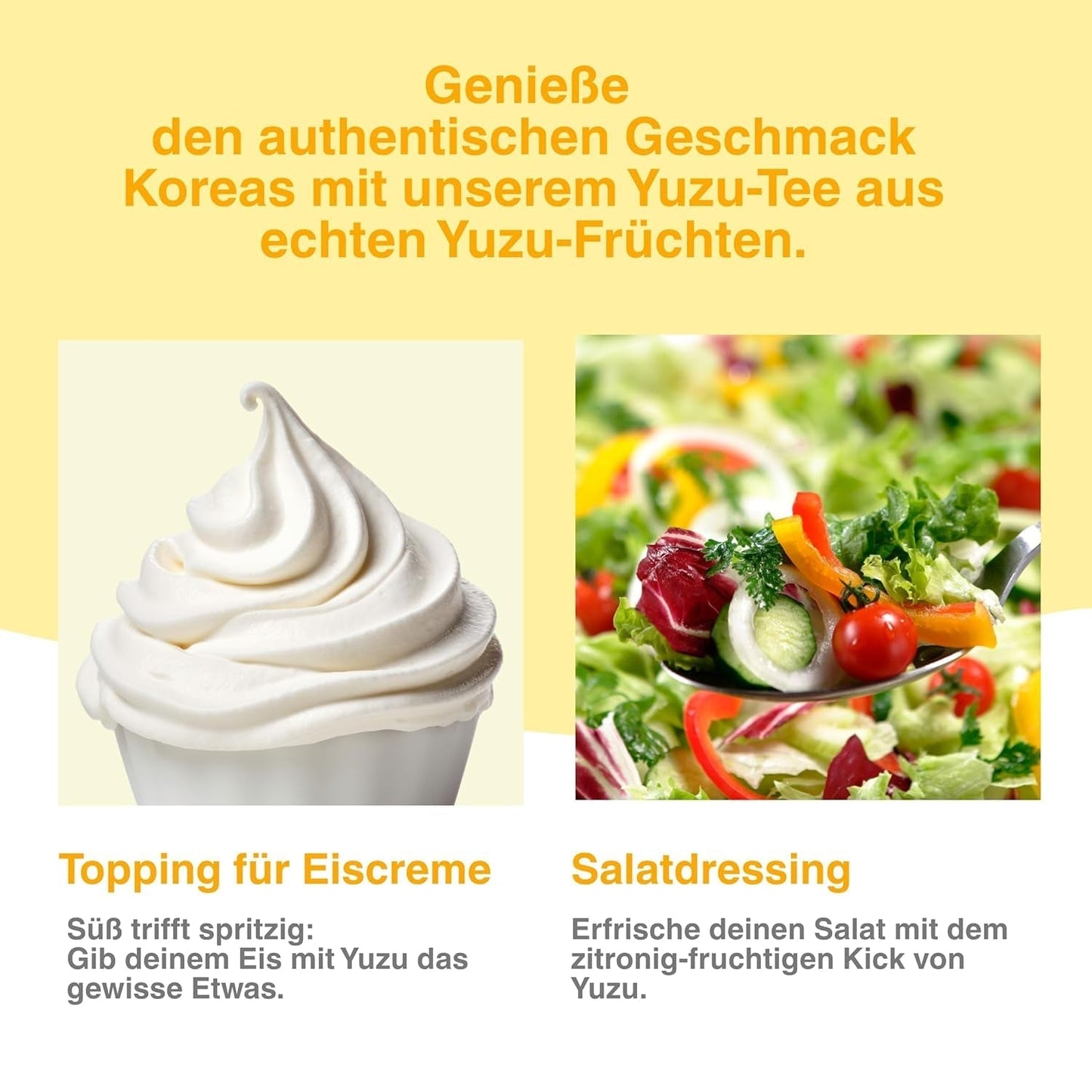 Easycookasia Koreaanse drank – Yuzu-thee | Fruitig, zoet en citrus | Met vitamine C | Voor thee, limonade, cocktails en desserts | Ontdek de Aziatische theecultuur (500g)
