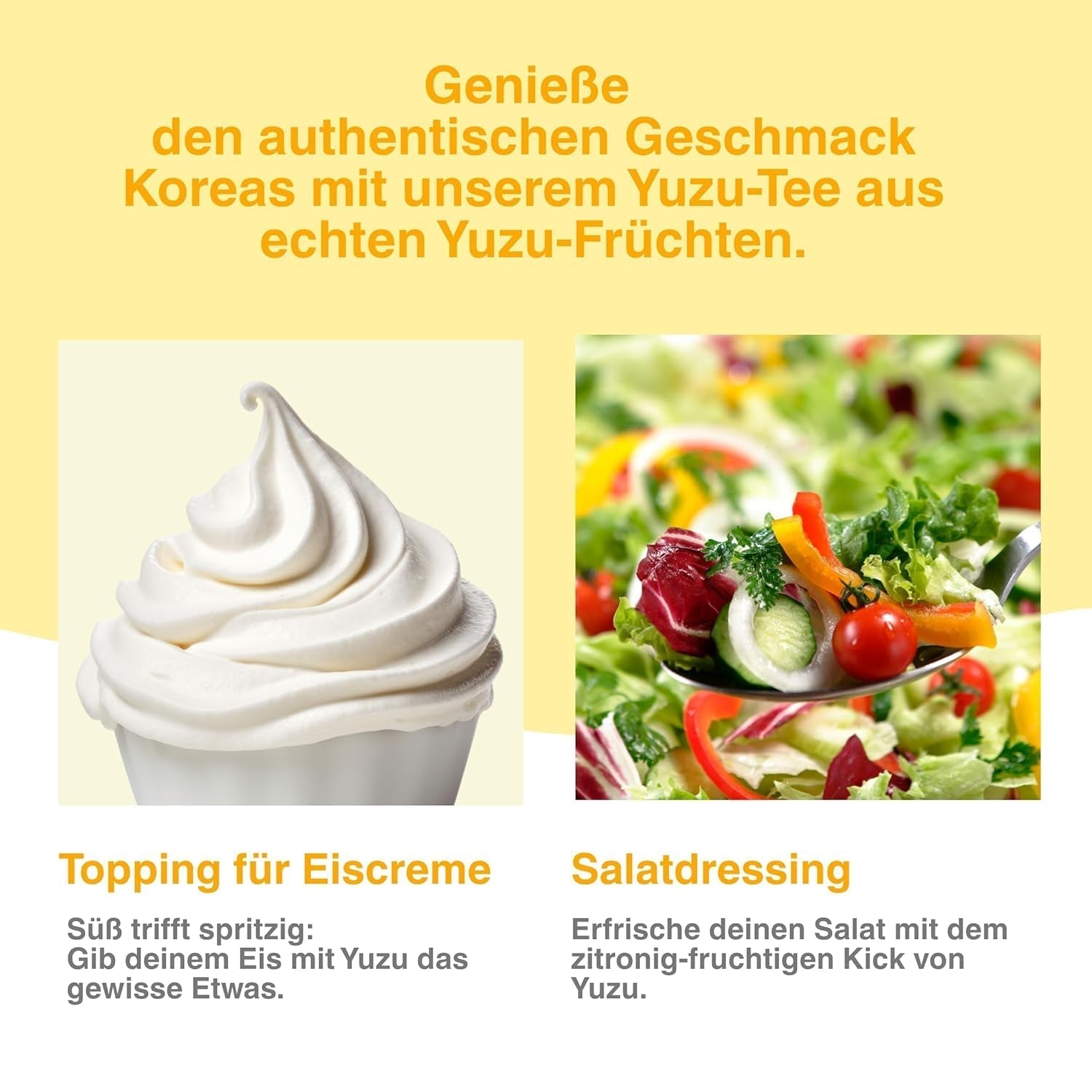 Easycookasia Koreaanse drank – Yuzu-thee | Fruitig, zoet en citrus | Met vitamine C | Voor thee, limonade, cocktails en desserts | Ontdek de Aziatische theecultuur (500g)