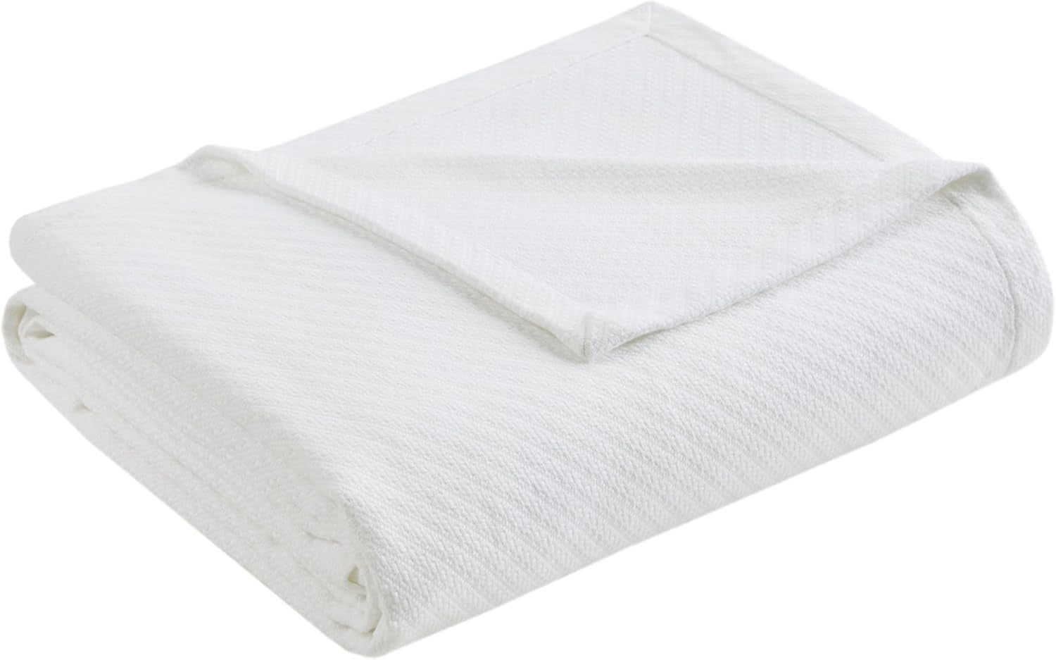 Madison Park Luxe vloeibaar katoen Hoge kwaliteit Zacht Comfortabel 100% ringgesponnen katoenen deken voor bed Slaapbank Blush Full/Queen Naty Shop Quilts & Quilts Wit Kingsize