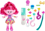 Mattel DREAMWORKS TROLLS Together Strong - Haarsmaakvolle Queen Poppy-modepop - 15+ accessoires, glitterkam, wasbare glittergel, voor kinderen vanaf 3 jaar, HNF25 Naty Shop Queen Poppy-poppen
