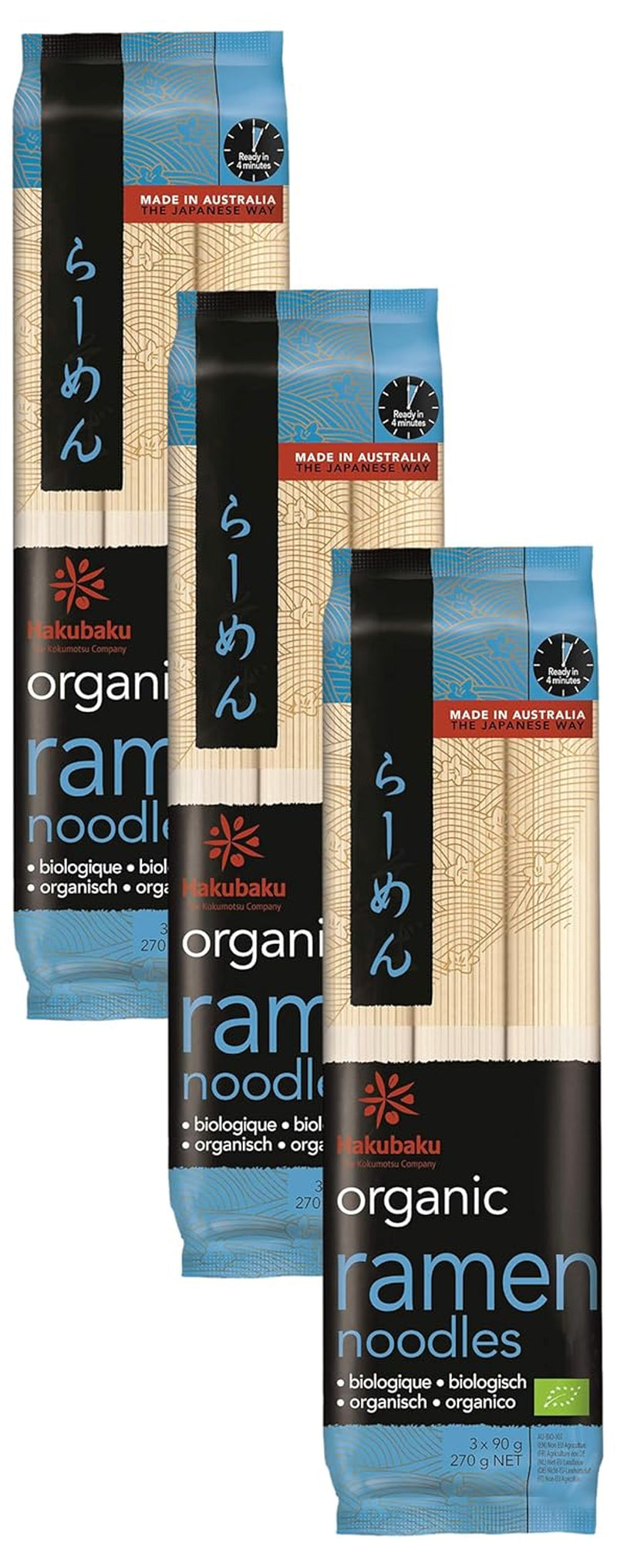 Japanse Bio Ramen Nudeln, 270 g