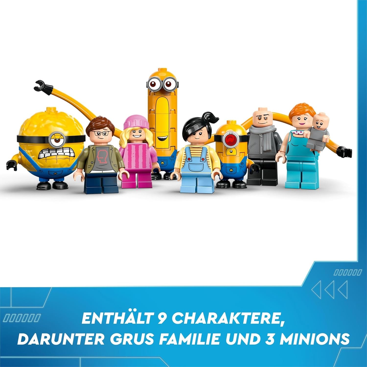 LEGO I - Simply Incorrigible 4 Gru's en Minions' Family Villa I - Simply Incorrigible 4 Movie Speelset Kinderspeelgoedcadeau voor jongens en meisjes vanaf 8 jaar 75583 Bouwsets Beuche in LEGO-Store