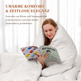 Donzen dekbed 135X200 Alle seizoenen 100% katoen 4-seizoenen dekbed 135X200 met ganzendons en veren Hoog pluizig 3D-schottendoos Medium warmte Quilts en quilts Naty Shop