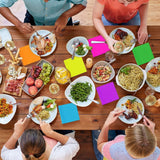 120 stuks cocktailservetten papieren servetten 2-laags feestaccessoires 6 kleuren