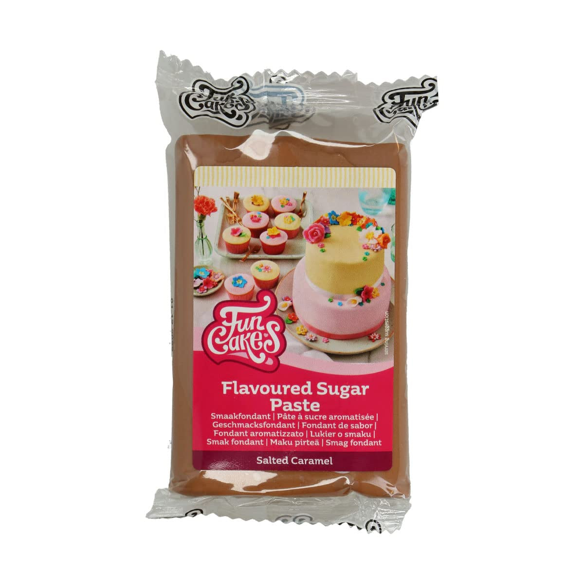 Funcakes Fondant met meringuesmaak: Gemakkelijk te gebruiken, glad, flexibel, zacht en kneedbaar, perfect voor het versieren van taarten, koosjer en glutenvrij. 1 kg