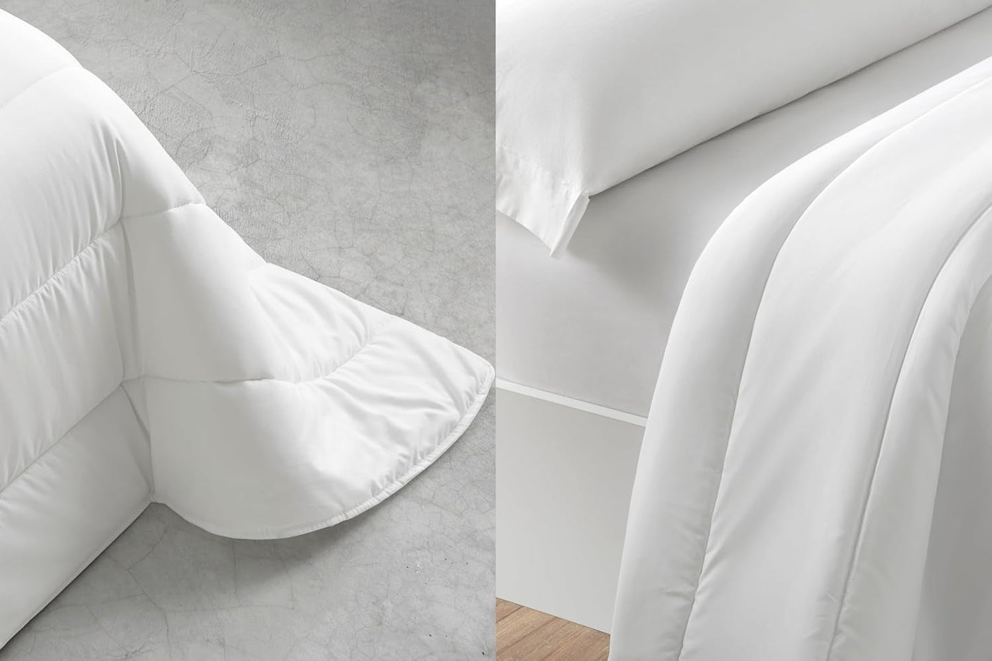 Degrees Home - 4 Estaciones - Noordse quilt, 180 cm, 2 quilts. Winter: vezels 270 G/M2; Zomer 170 Gr/M2-260X240 Cm Dekbedden en dekbedden Naty Shop