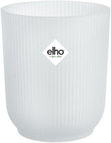 elho Vibes Fold Orchid Hoog 12,5cm - Orchideeënpotten voor binnen - Bloempotten voor binnen - 100% gerecycled plastic - Wit/Zijdewit